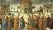 Christ Delivering the Keys to St.Peter Pietro Perugino